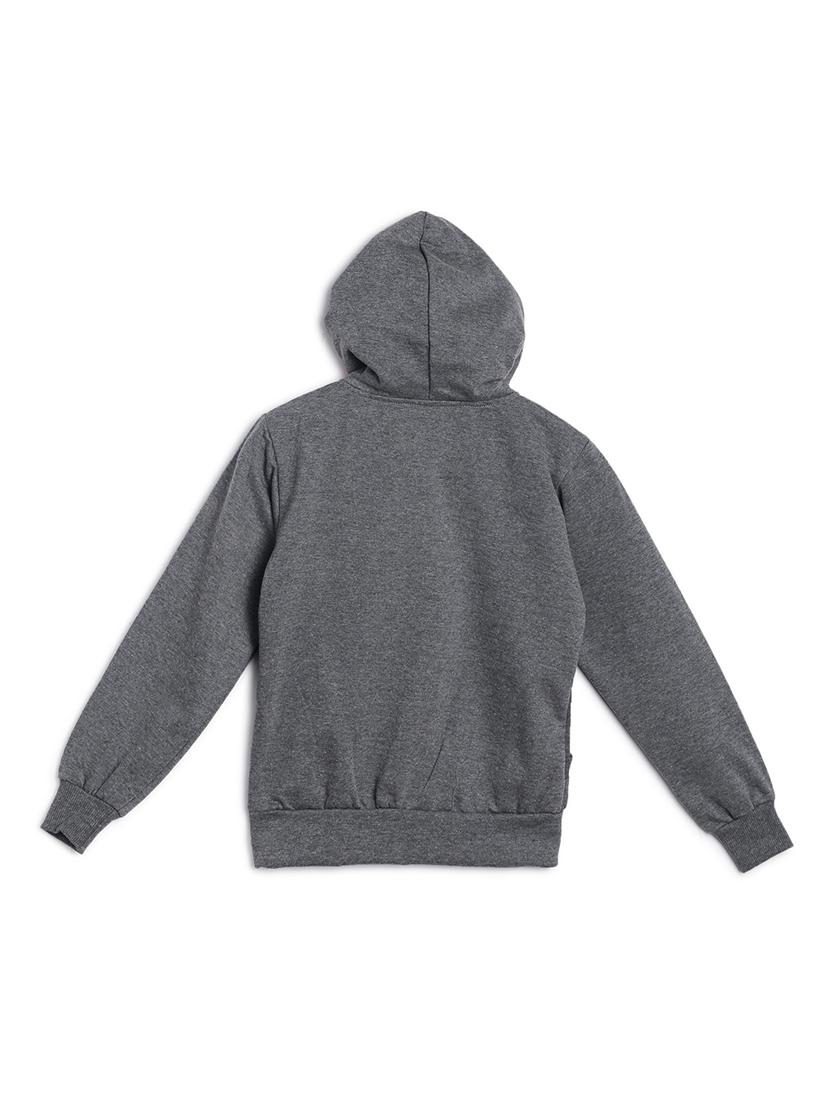 grey fleece sweatshirt - 17243917 - Zoom Image - 2