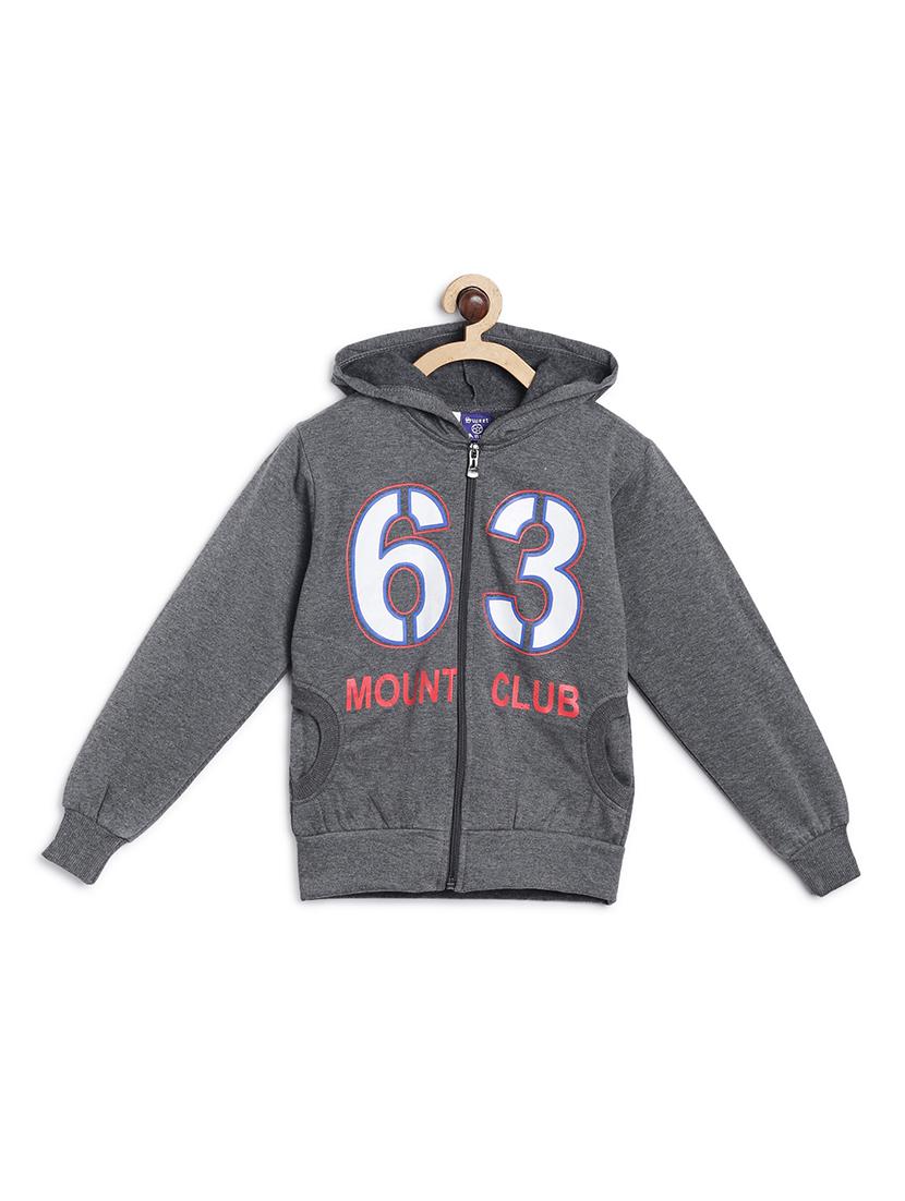 grey fleece sweatshirt - 17243919 - Zoom Image - 1