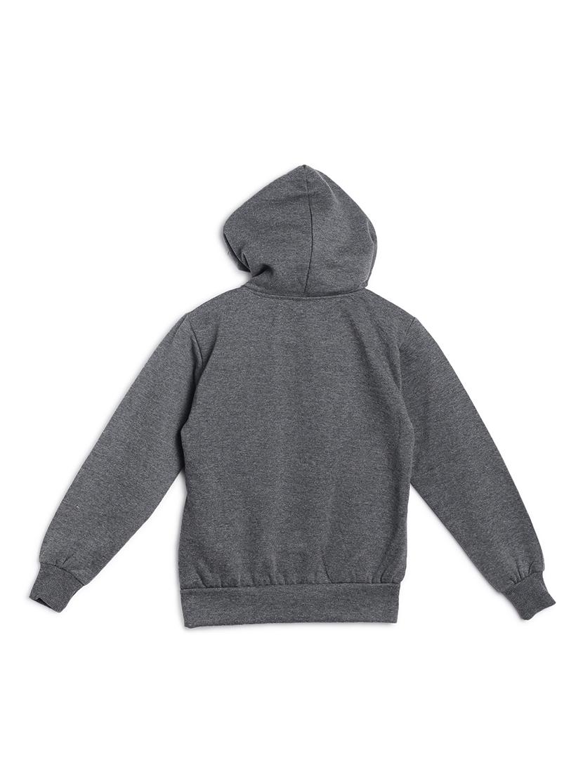 grey fleece sweatshirt - 17243919 - Zoom Image - 2