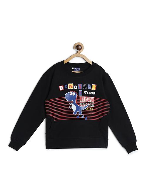 black fleece sweatshirt - 17243923 - Standard Image - 1