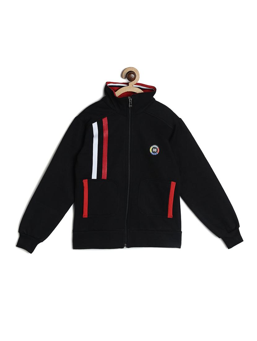 black fleece sweatshirt - 17243928 - Zoom Image - 1