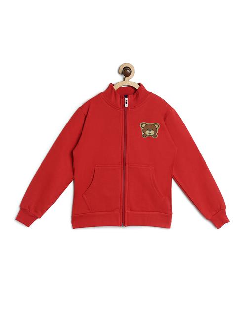 red fleece sweatshirt - 17243943 - Standard Image - 1