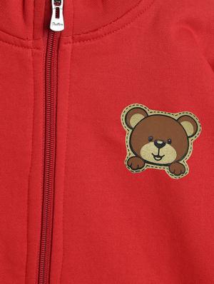 red fleece sweatshirt - 17243943 - Standard Image - 3