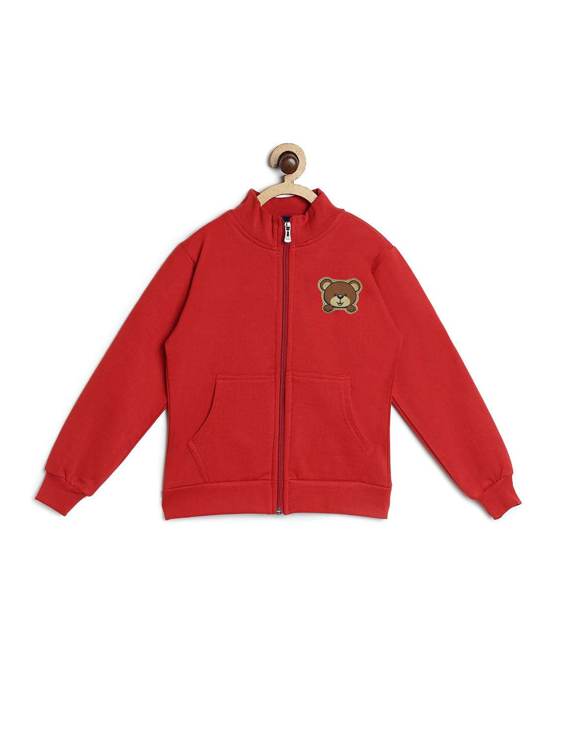 red fleece sweatshirt - 17243943 - Zoom Image - 1
