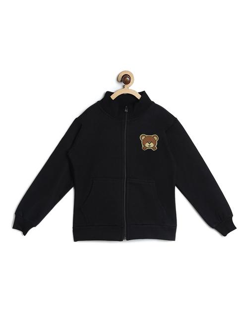 black fleece sweatshirt - 17243946 - Standard Image - 1