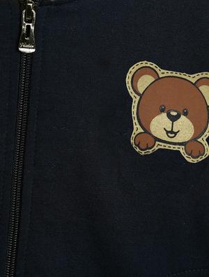 black fleece sweatshirt - 17243946 - Standard Image - 3