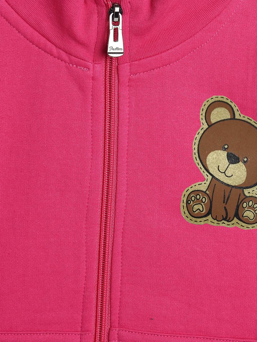 pink fleece sweatshirt - 17243948 - Zoom Image - 3