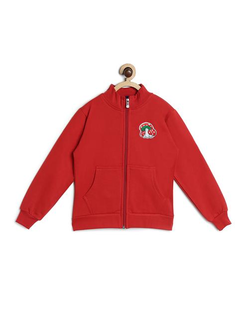 red fleece sweatshirt - 17243951 - Standard Image - 1
