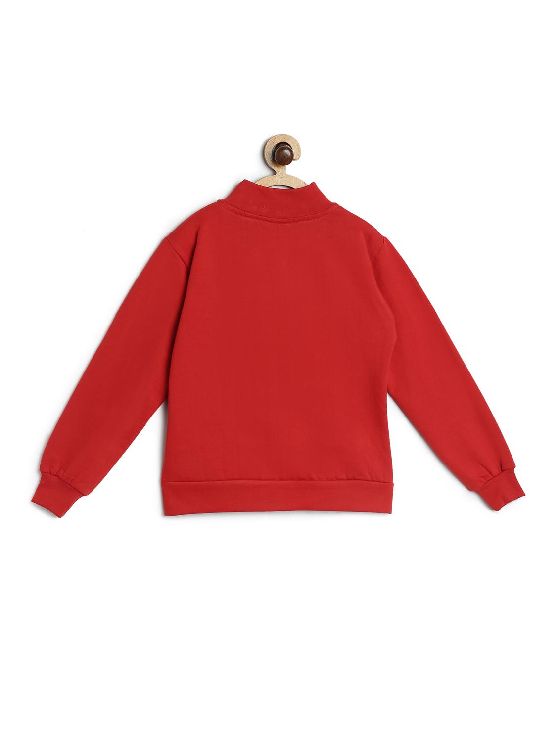 red fleece sweatshirt - 17243951 - Zoom Image - 2
