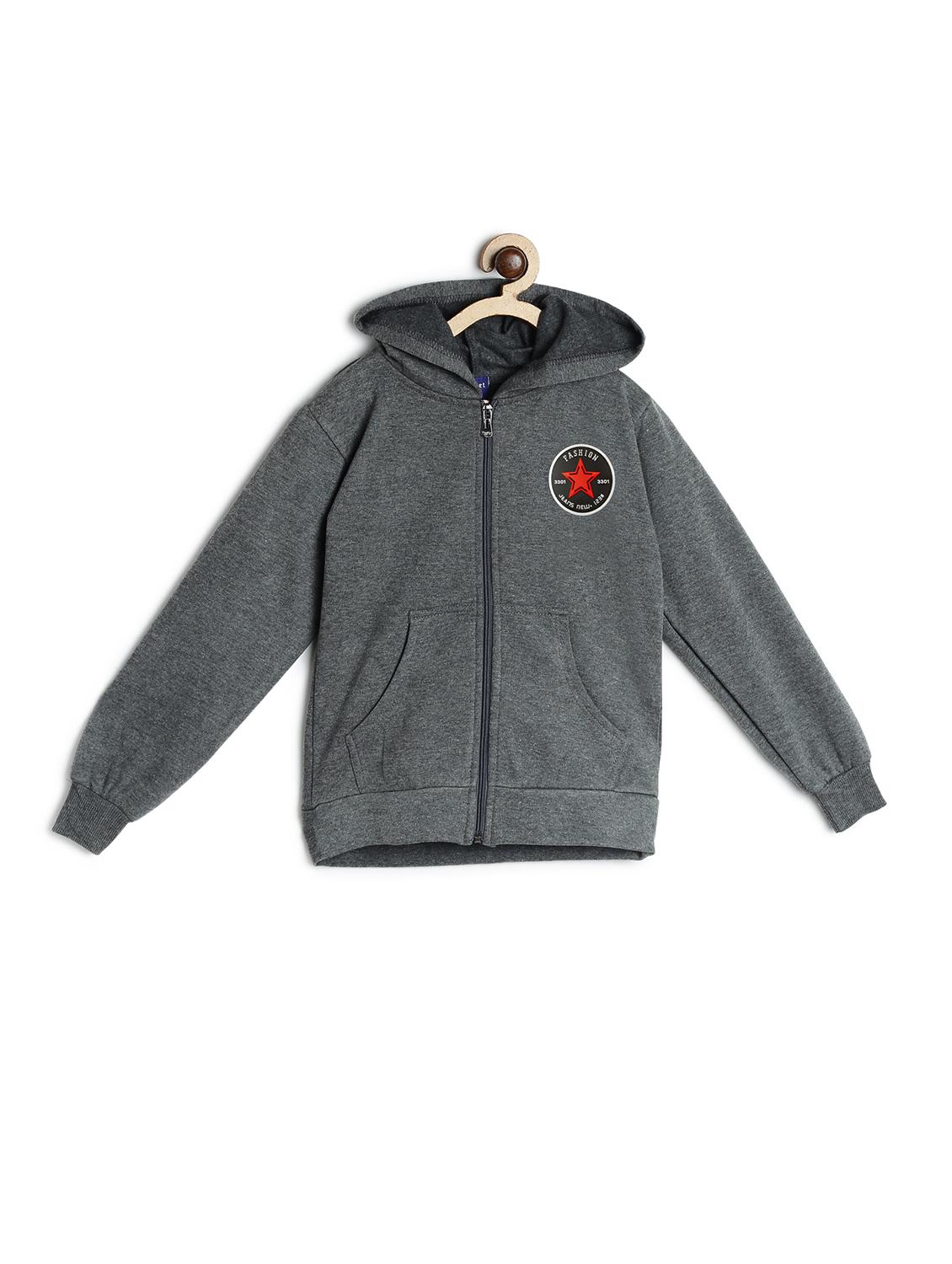 grey fleece sweatshirt - 17243962 - Zoom Image - 1