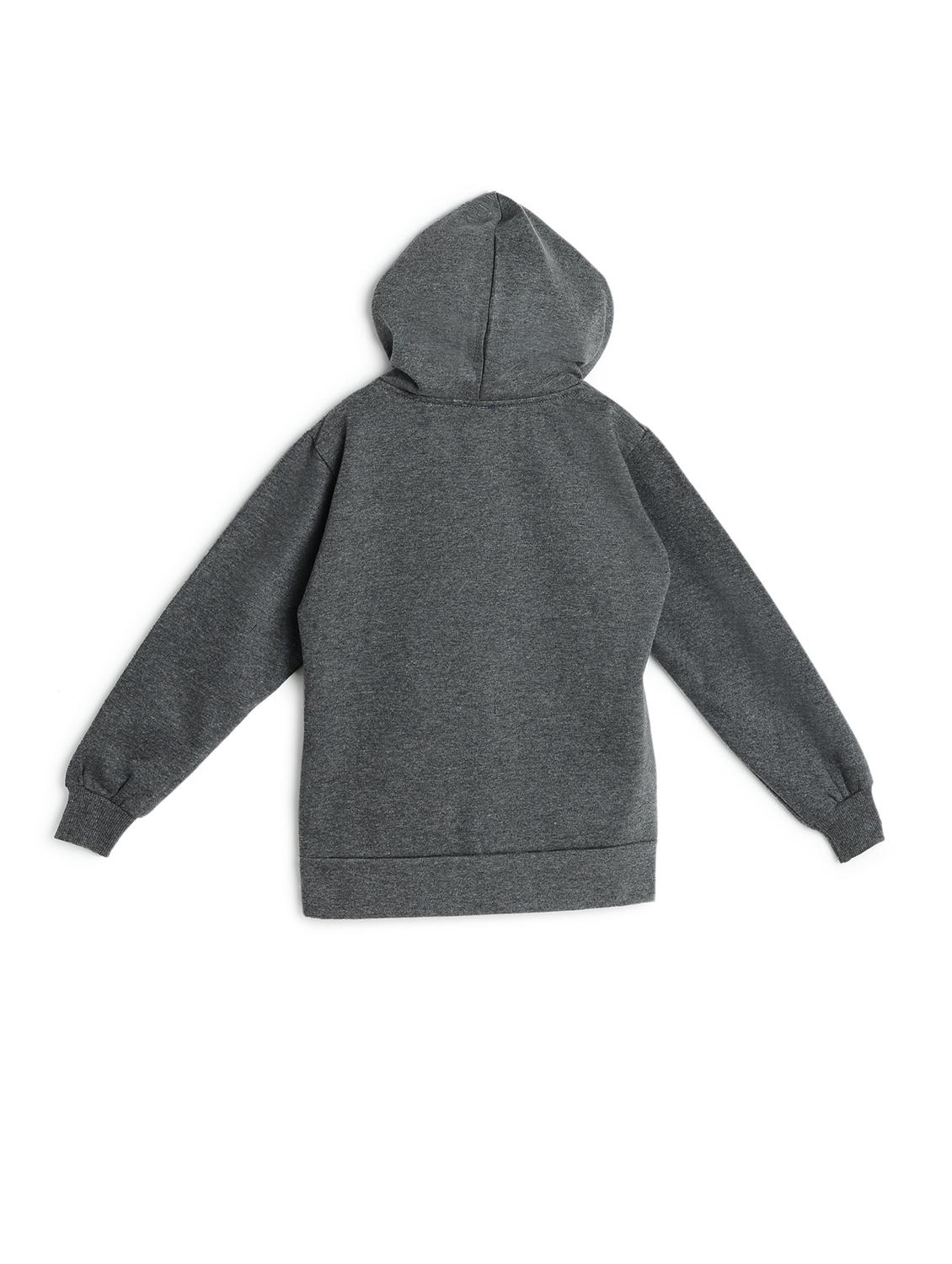grey fleece sweatshirt - 17243965 - Zoom Image - 2