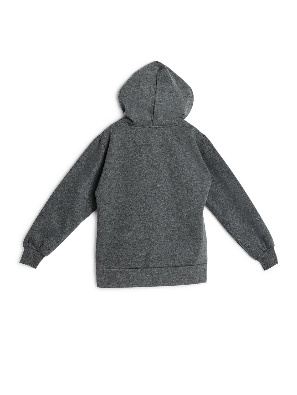 grey fleece sweatshirt - 17243968 - Zoom Image - 2