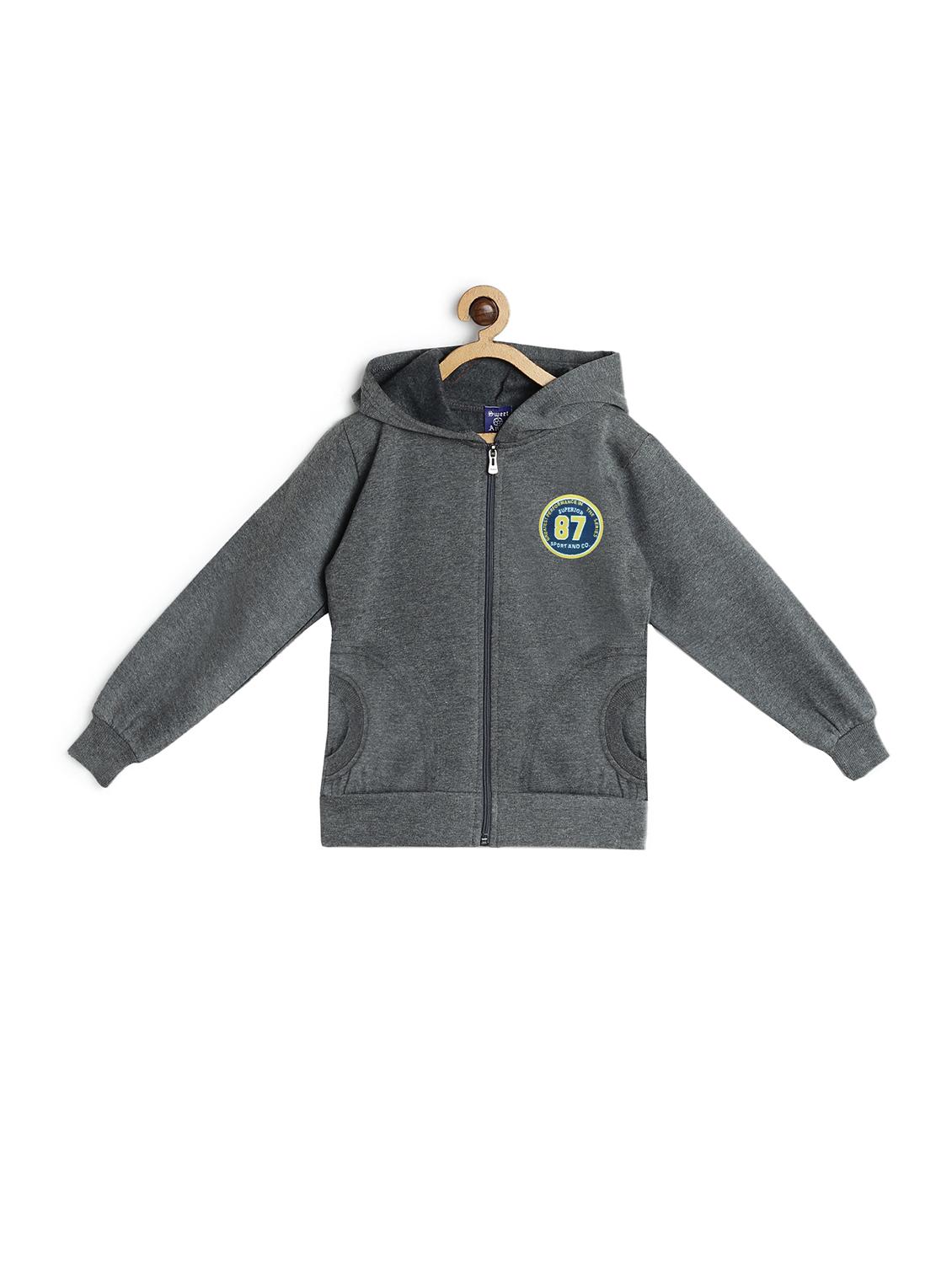 grey fleece sweatshirt - 17243971 - Zoom Image - 1