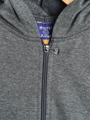 grey fleece sweatshirt - 17243973 - Standard Image - 3