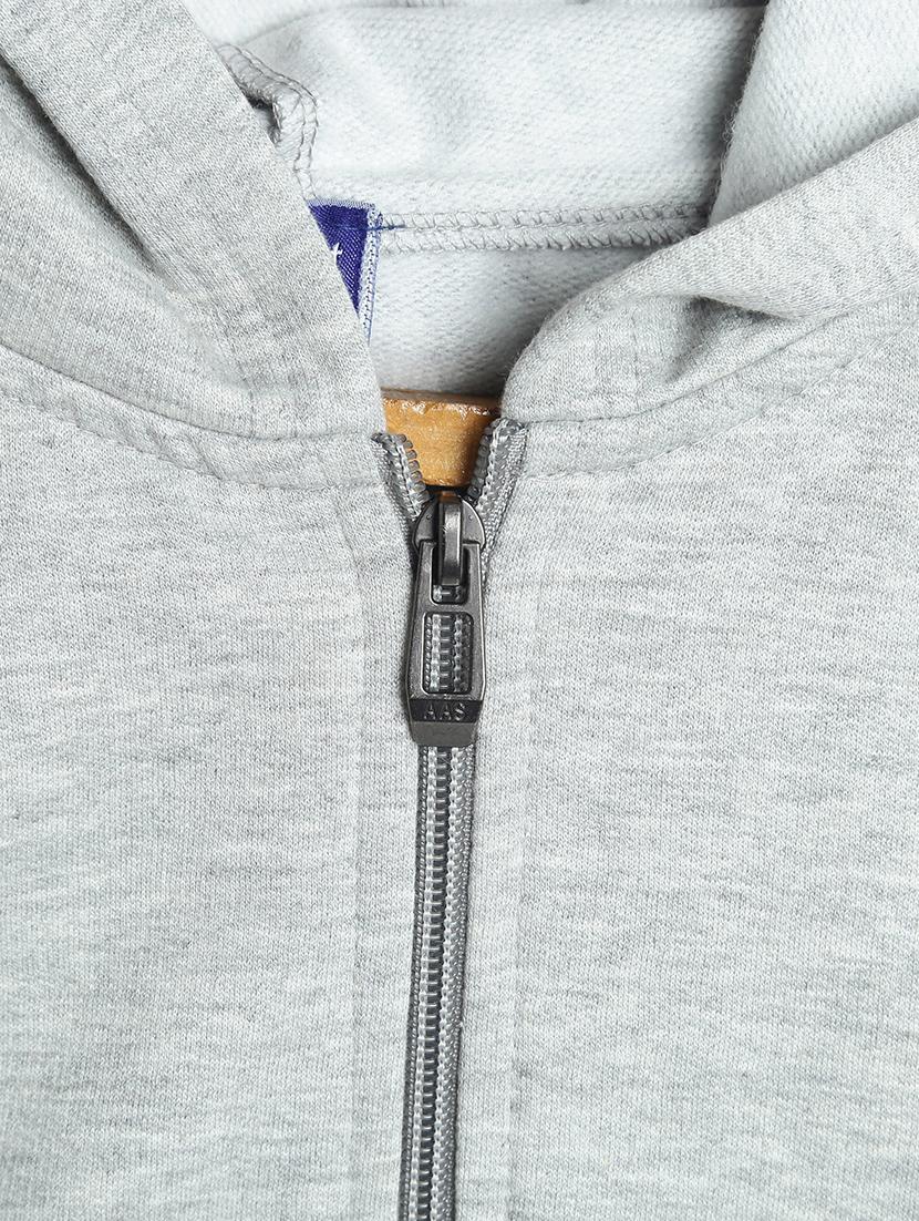 grey fleece sweatshirt - 17243976 - Zoom Image - 3