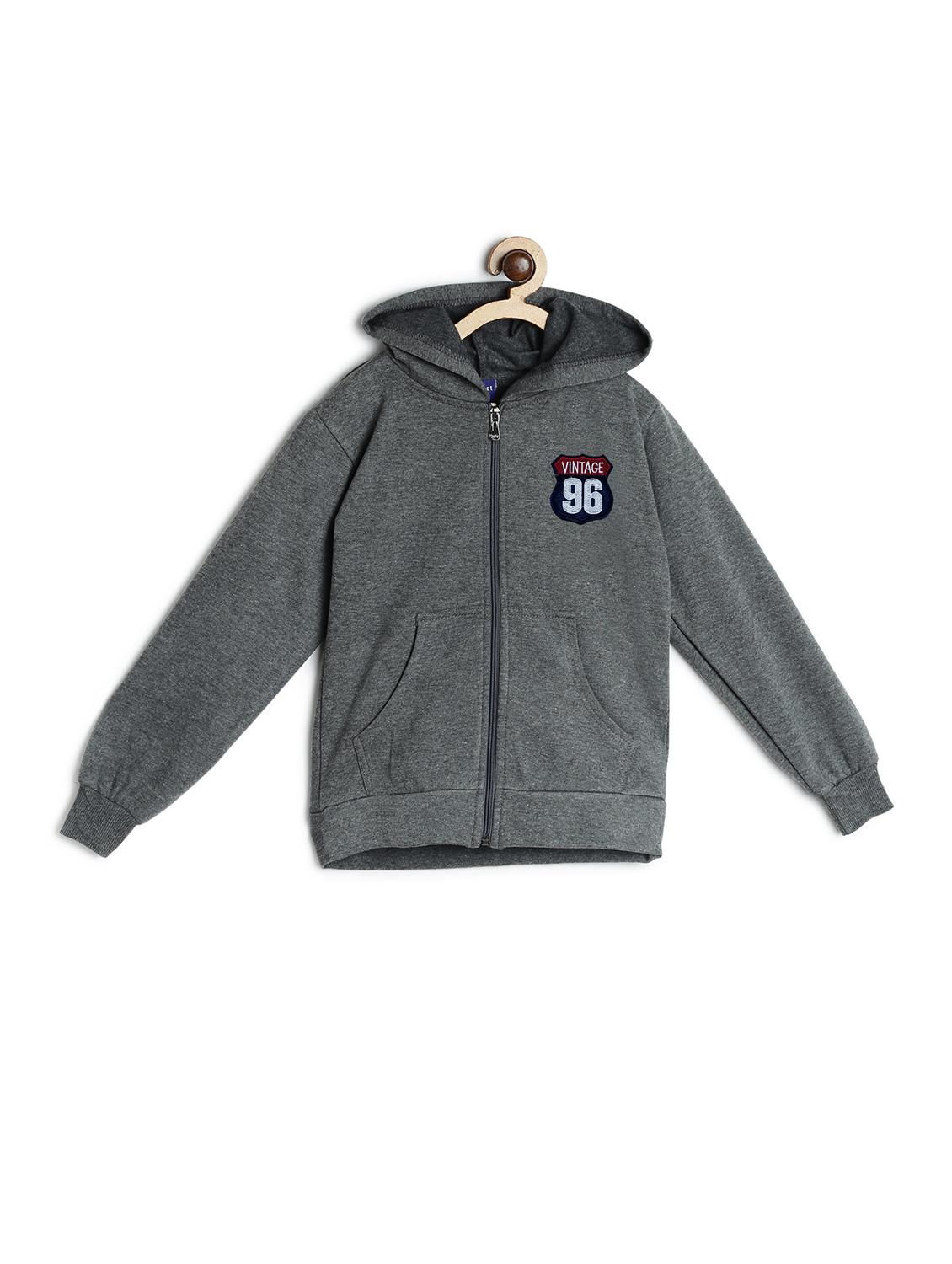 grey fleece sweatshirt - 17243979 - Zoom Image - 1