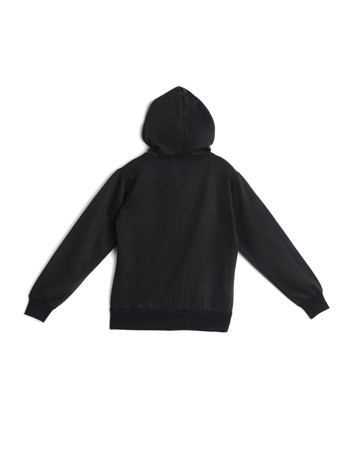 black fleece sweatshirt - 17243991 - Zoom Image - 2