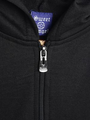 black fleece sweatshirt - 17243994 - Standard Image - 3