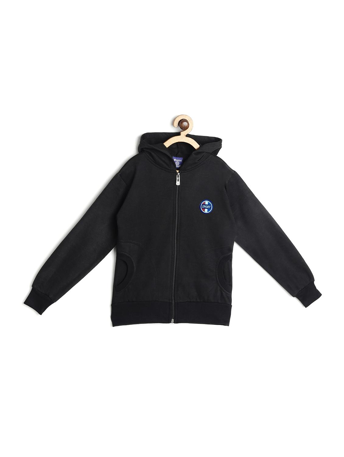 black fleece sweatshirt - 17243994 - Zoom Image - 1