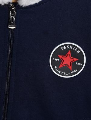 navy blue fleece sweatshirt - 17244006 - Standard Image - 3