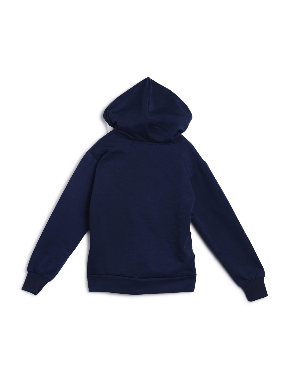 navy blue fleece sweatshirt - 17244006 - Zoom Image - 2