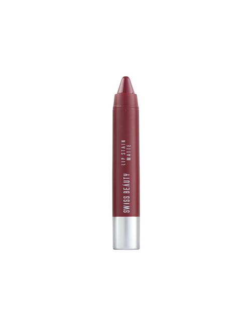 swiss beauty lip stain matte lipstick - 211 magic maroon - 17244328 - Standard Image - 1