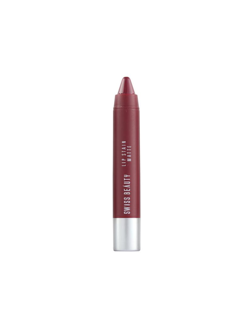 swiss beauty lip stain matte lipstick - 211 magic maroon - 17244328 - Zoom Image - 1