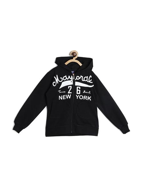 black fleece sweatshirt - 17244365 - Standard Image - 1