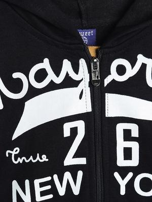 black fleece sweatshirt - 17244365 - Standard Image - 3