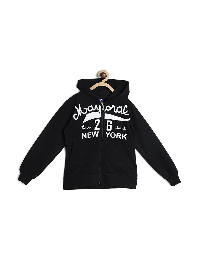 black fleece sweatshirt - 17244365 - Zoom Image - 1