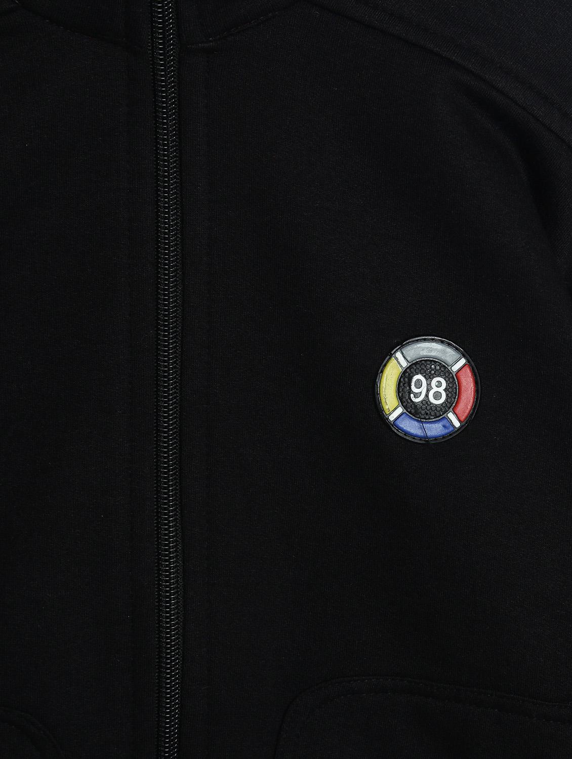 black fleece sweatshirt - 17244391 - Zoom Image - 3
