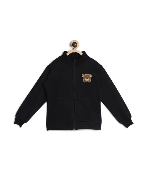 black fleece sweatshirt - 17244409 - Standard Image - 1