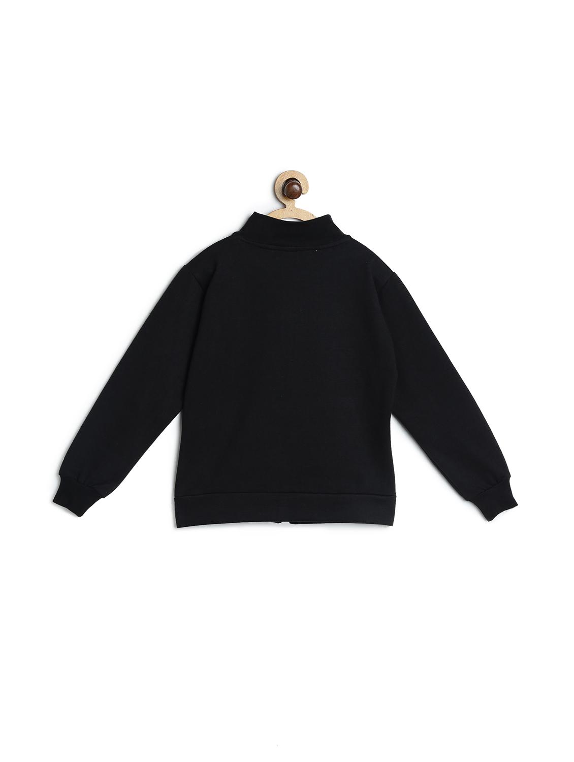 black fleece sweatshirt - 17244409 - Zoom Image - 2
