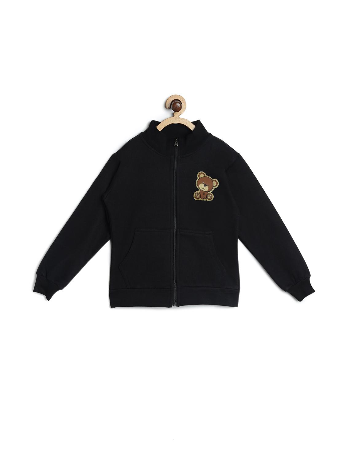 black fleece sweatshirt - 17244413 - Zoom Image - 1