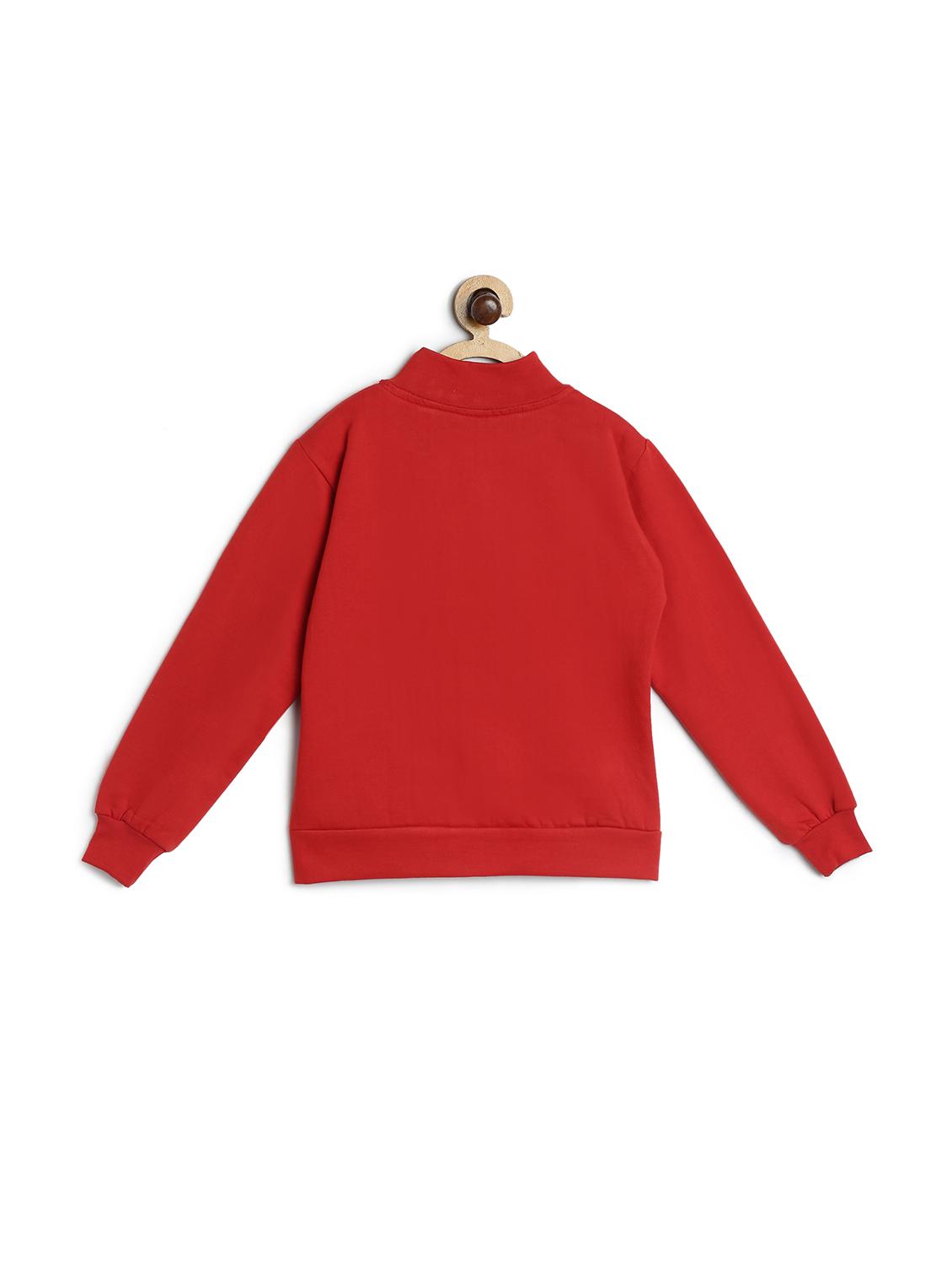 red fleece sweatshirt - 17244418 - Zoom Image - 2