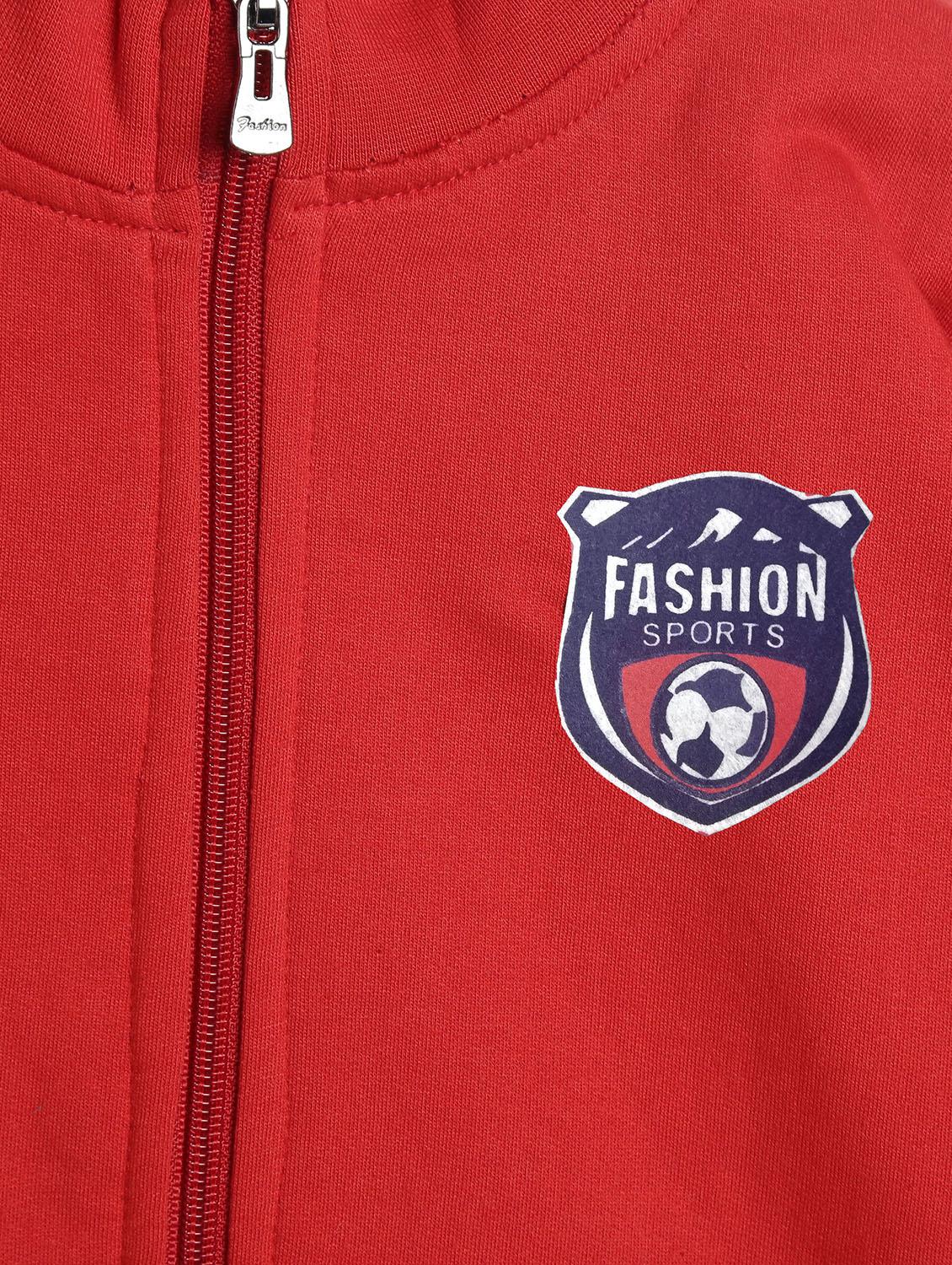 red fleece sweatshirt - 17244418 - Zoom Image - 3