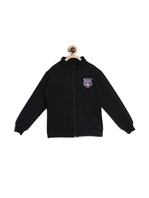 black fleece sweatshirt - 17244421 - Standard Image - 1