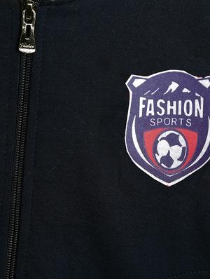 black fleece sweatshirt - 17244421 - Standard Image - 3