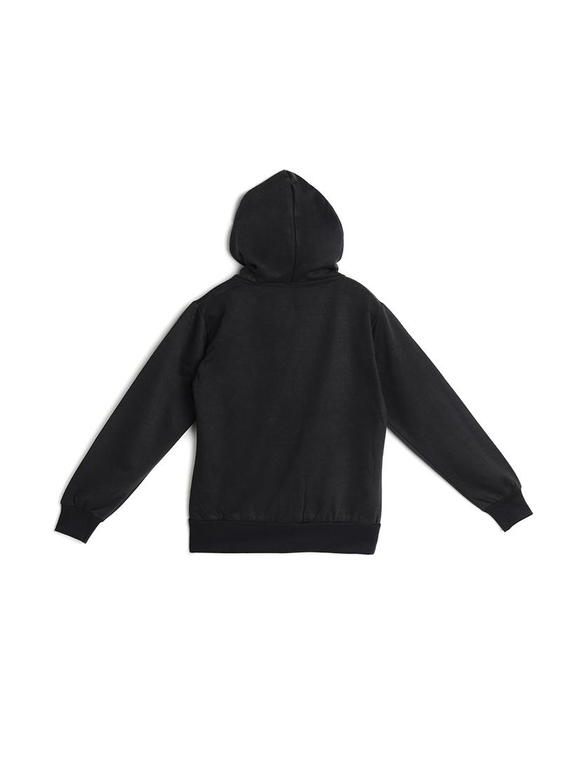 black fleece sweatshirt - 17244503 - Zoom Image - 2