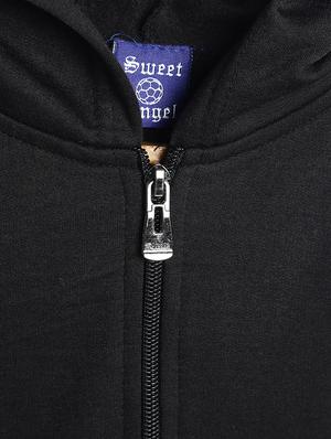 black fleece sweatshirt - 17244505 - Standard Image - 3