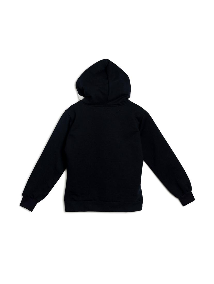 black fleece sweatshirt - 17244539 - Zoom Image - 2