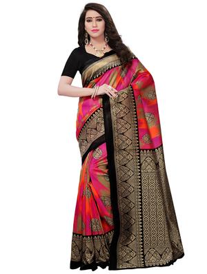 set of 2 pcs saree with blouse - 17244875 - Standard Image - 2