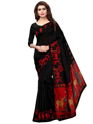 set of 2 pcs saree with blouse - 17244875 - Standard Image - 3