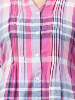 mandarin neck shirt tunic - 17245074 - Standard Image - 5
