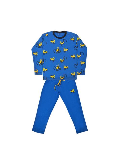 blue cotton blend track wear - 17245103 - Standard Image - 1