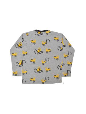 grey cotton blend track wear - 17245104 - Standard Image - 4