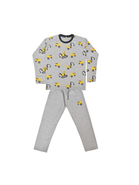 grey cotton blend track wear - 17245104 - Zoom Image - 1