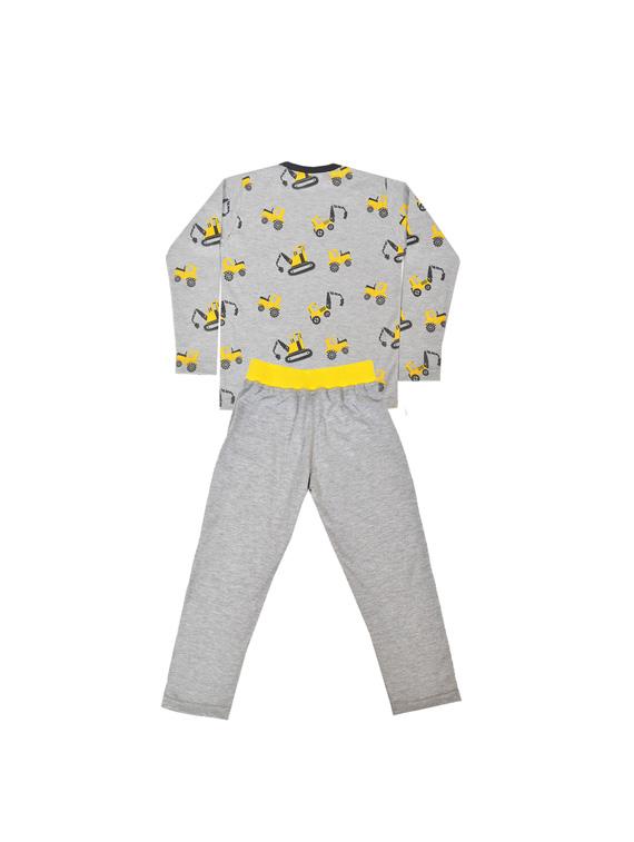 grey cotton blend track wear - 17245104 - Zoom Image - 2