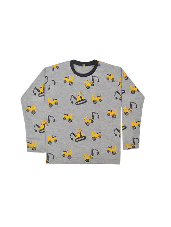 grey cotton blend track wear - 17245104 - Zoom Image - 3