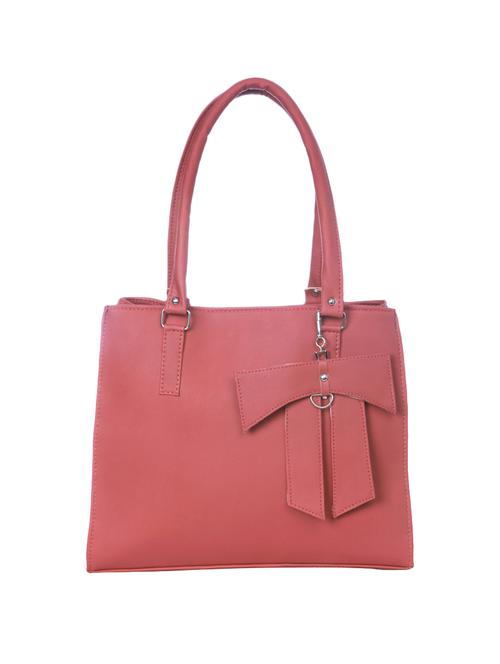 red leatherette (pu) regular handbag - 17245162 - Standard Image - 1